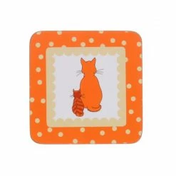 Wholesale ❤️ Set of 4 Ulster Weavers Cats in Waiting Coasters 😉