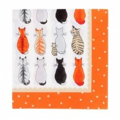 Hot Sale 🥰 Set of 20 Ulster Weavers Cats in Waiting Paper Napkins 👏