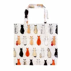 Best Sale 🔥 Ulster Weavers Ulster Weavers Cats in Waiting PVC Small Reusable Shopping Bag 🌟