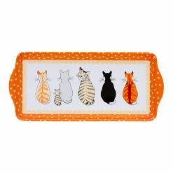 Budget 😍 Ulster Weavers Ulster Weavers Cats in Waiting Small Melamine Tray 🔔