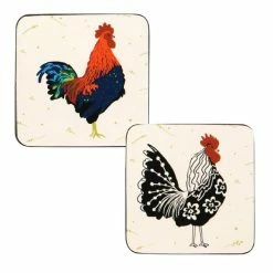 Top 10 👍 Set of 4 Ulster Weavers Rooster Coasters ✔️