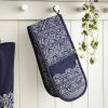 Coupon ❤️ Ulster Weavers Ulster Weavers Indigo Batik Double Oven Gloves 💯
